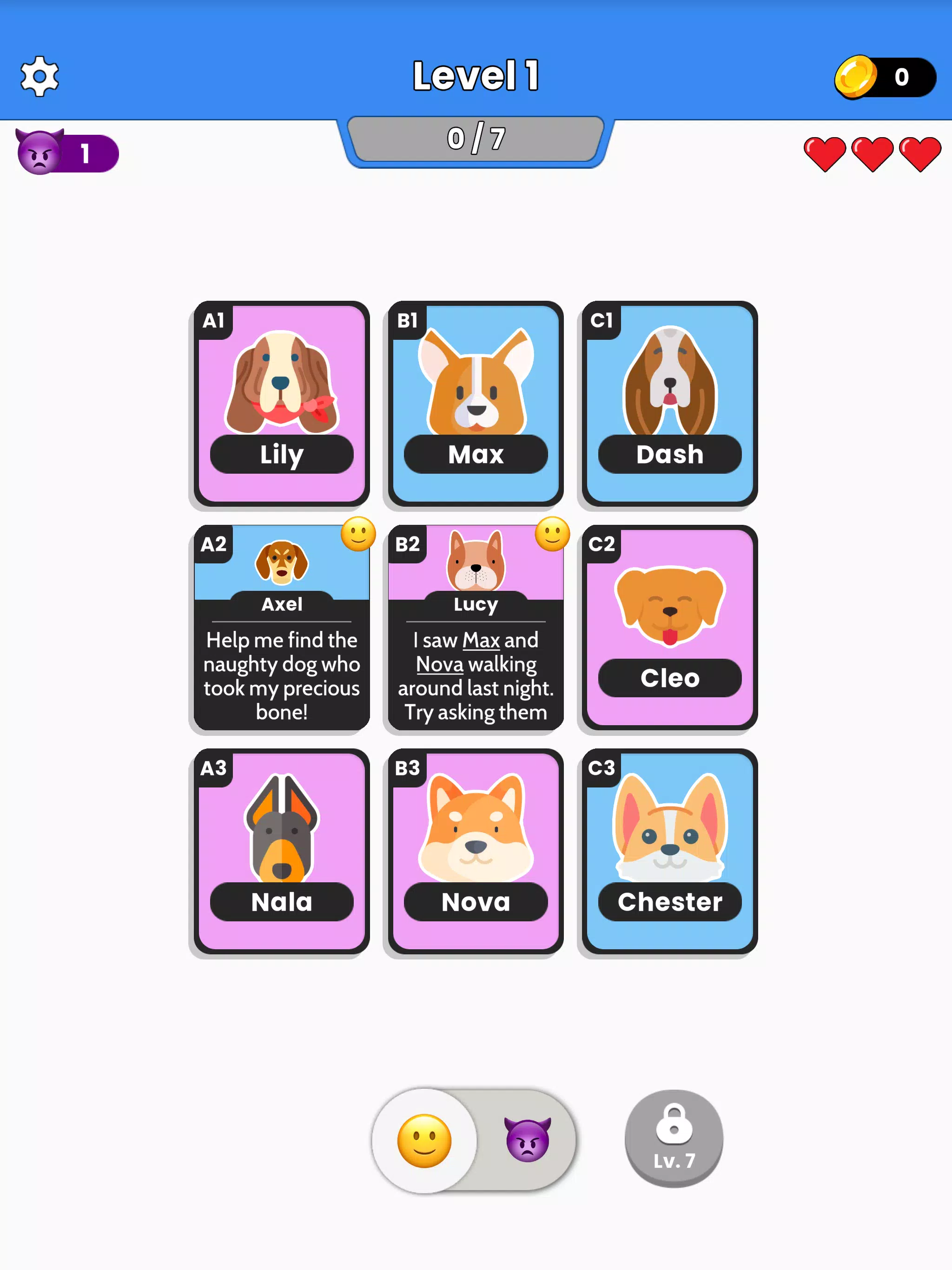 Clue Master - Logic Puzzle ဖန်သားပြင်ဓာတ်ပုံ 1
