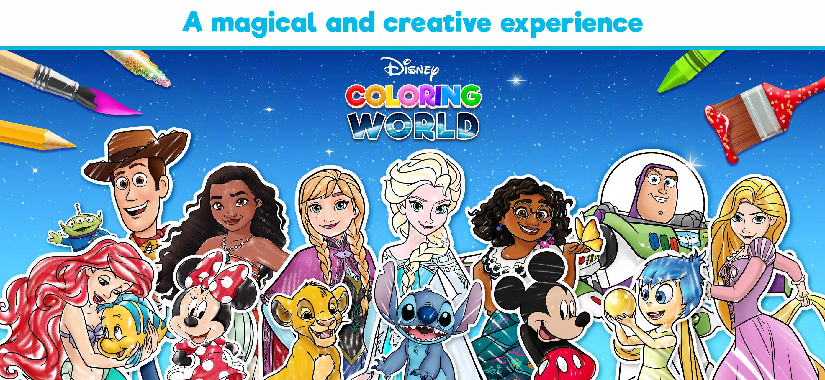 Disney Coloring World应用截图第0张