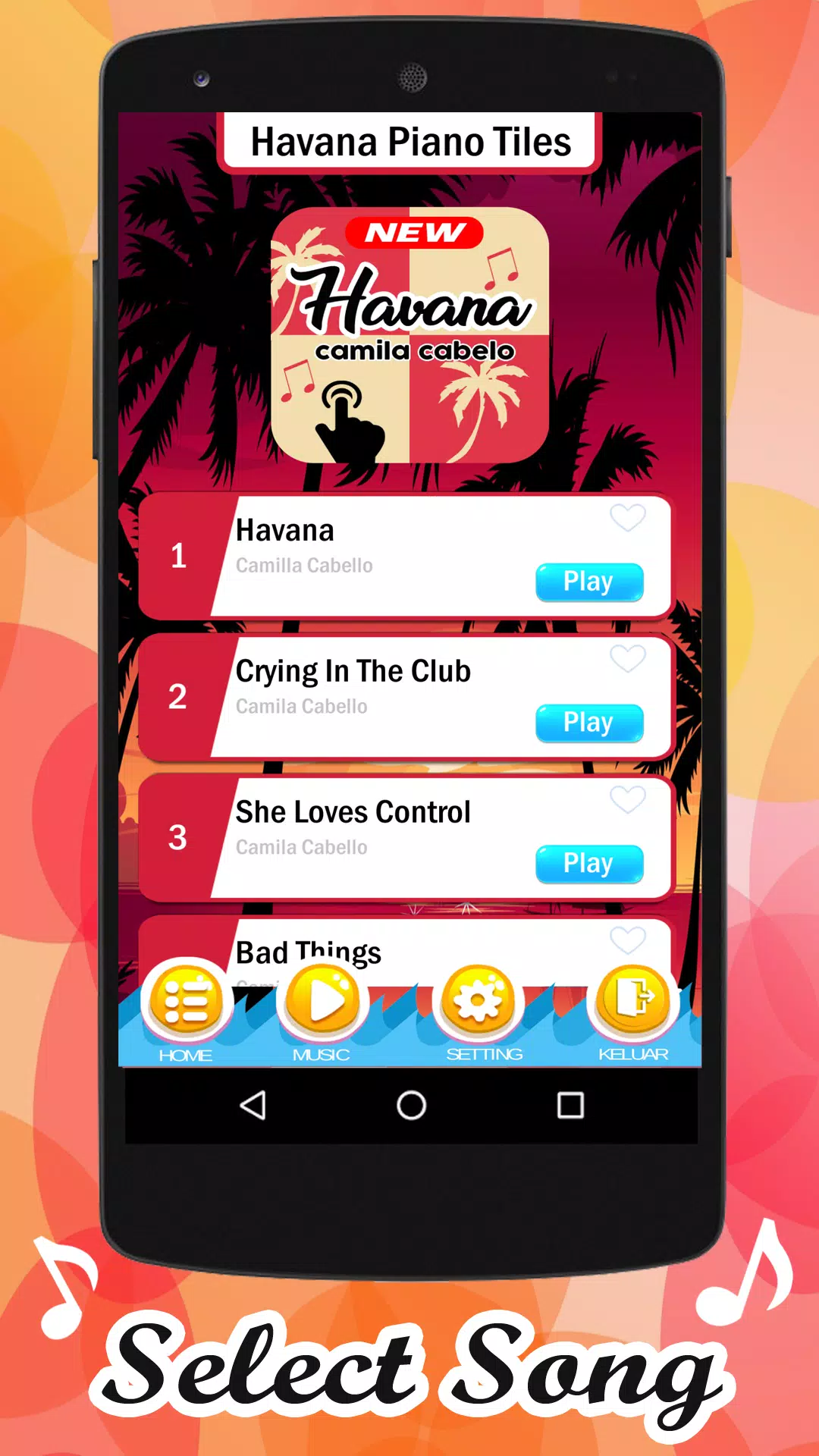 Havana Piano Tiles Schermafbeelding 1