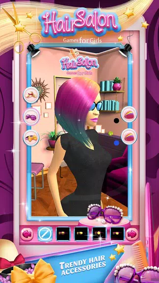 Hair Salon Games for Girls Zrzut ekranu 1