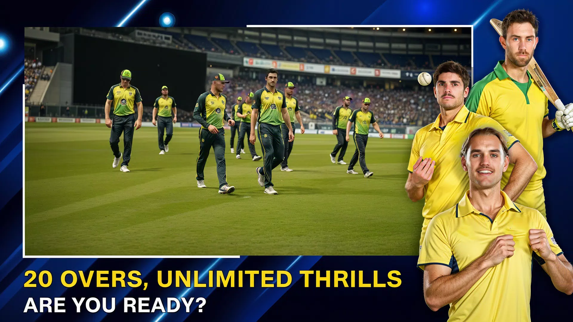 Cricket Champions Real 3D Game ဖန်သားပြင်ဓာတ်ပုံ 0
