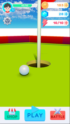 Mini Golf Battle Challenge 3D স্ক্রিনশট 0