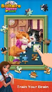 Solitaire Jigsaw Puzzle Capture d'écran 0