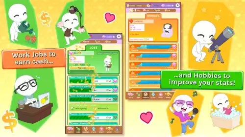 Blush Blush - Idle Otome Game Скриншот 1