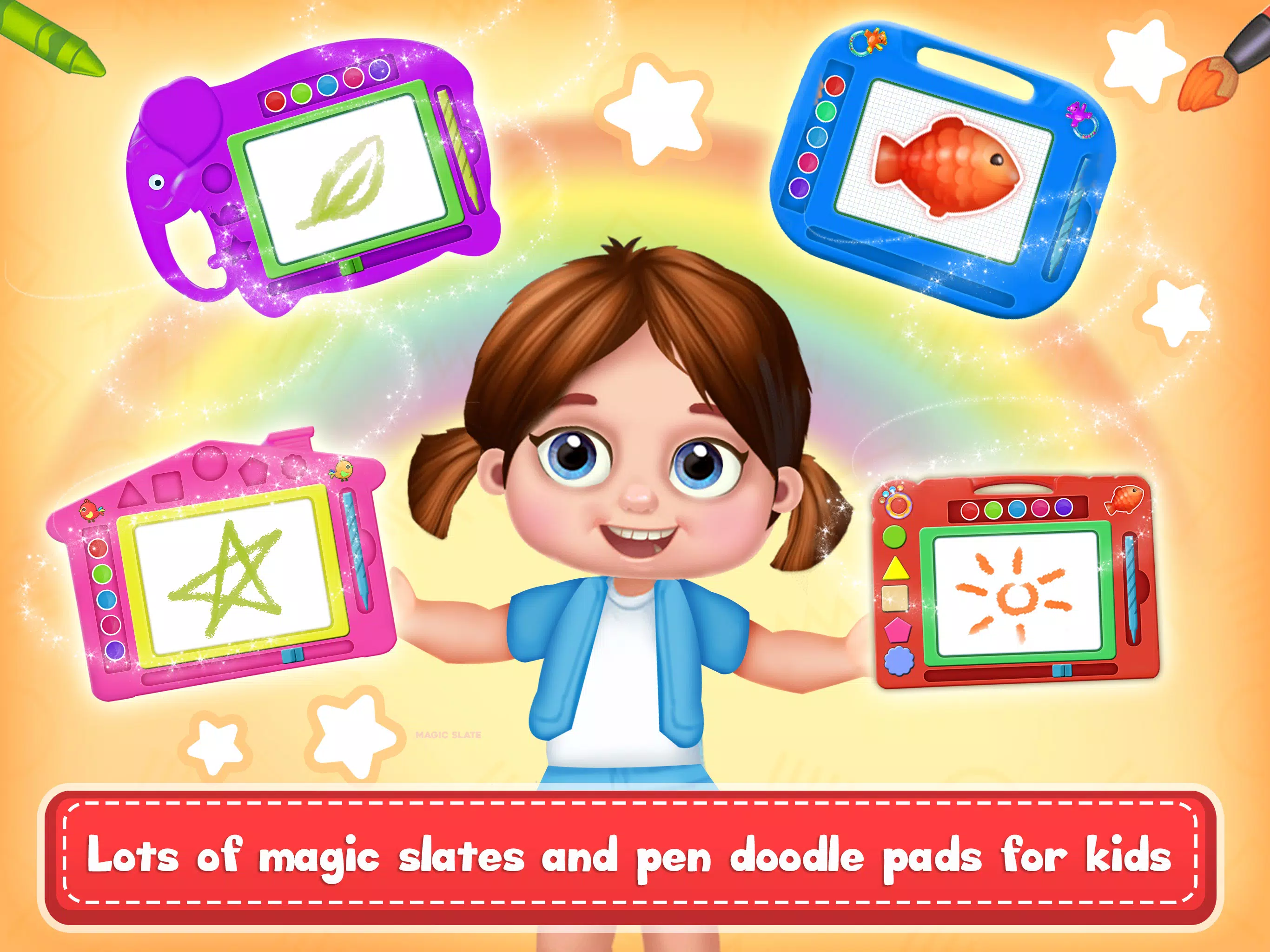Kids Magic Slate Drawing Pad Tangkapan skrin 1