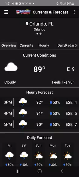 News 6 Pinpoint Weather - WKMG スクリーンショット 1