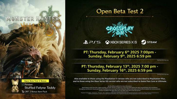 Monster Hunter Wilds February Open Beta Features New Monsters and Content