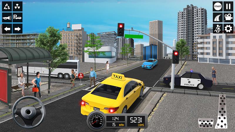 Taxi Simulator 3d Taxi Sim স্ক্রিনশট 2