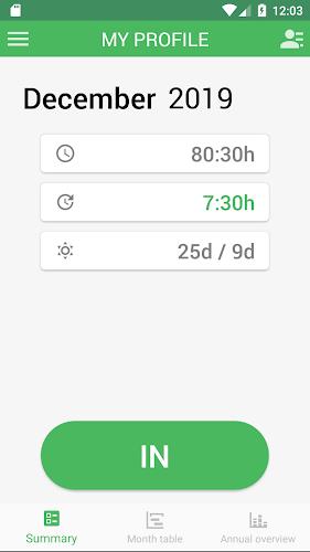 Working Timer - Timesheet Screenshot 0