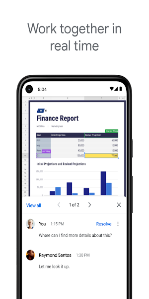 Google Sheets Capture d'écran 0