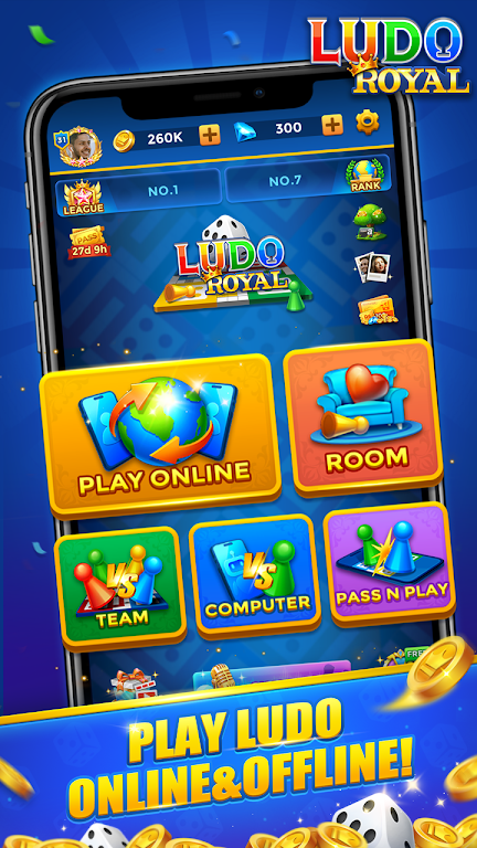Ludo Royal - Happy Voice Chat Capture d'écran 1