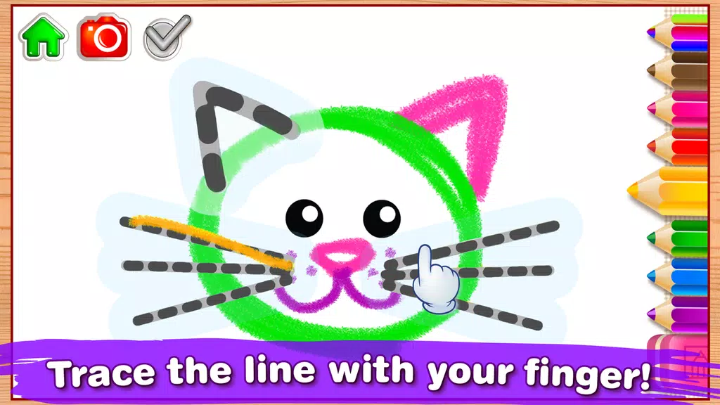 Toddler Drawing Apps for Kids ภาพหน้าจอ 2
