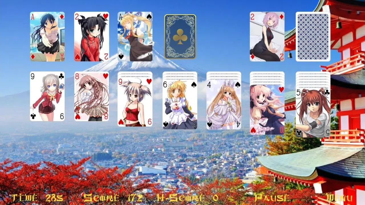 Miss Hentai Solitaire Captura de pantalla 0