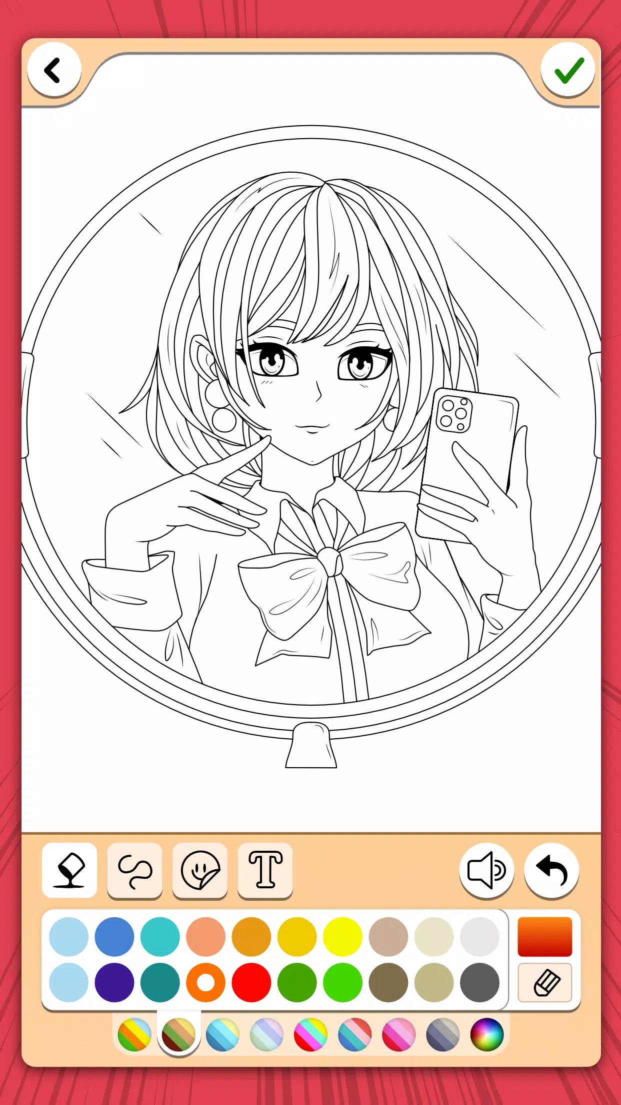 Manga Coloring Book应用截图第1张