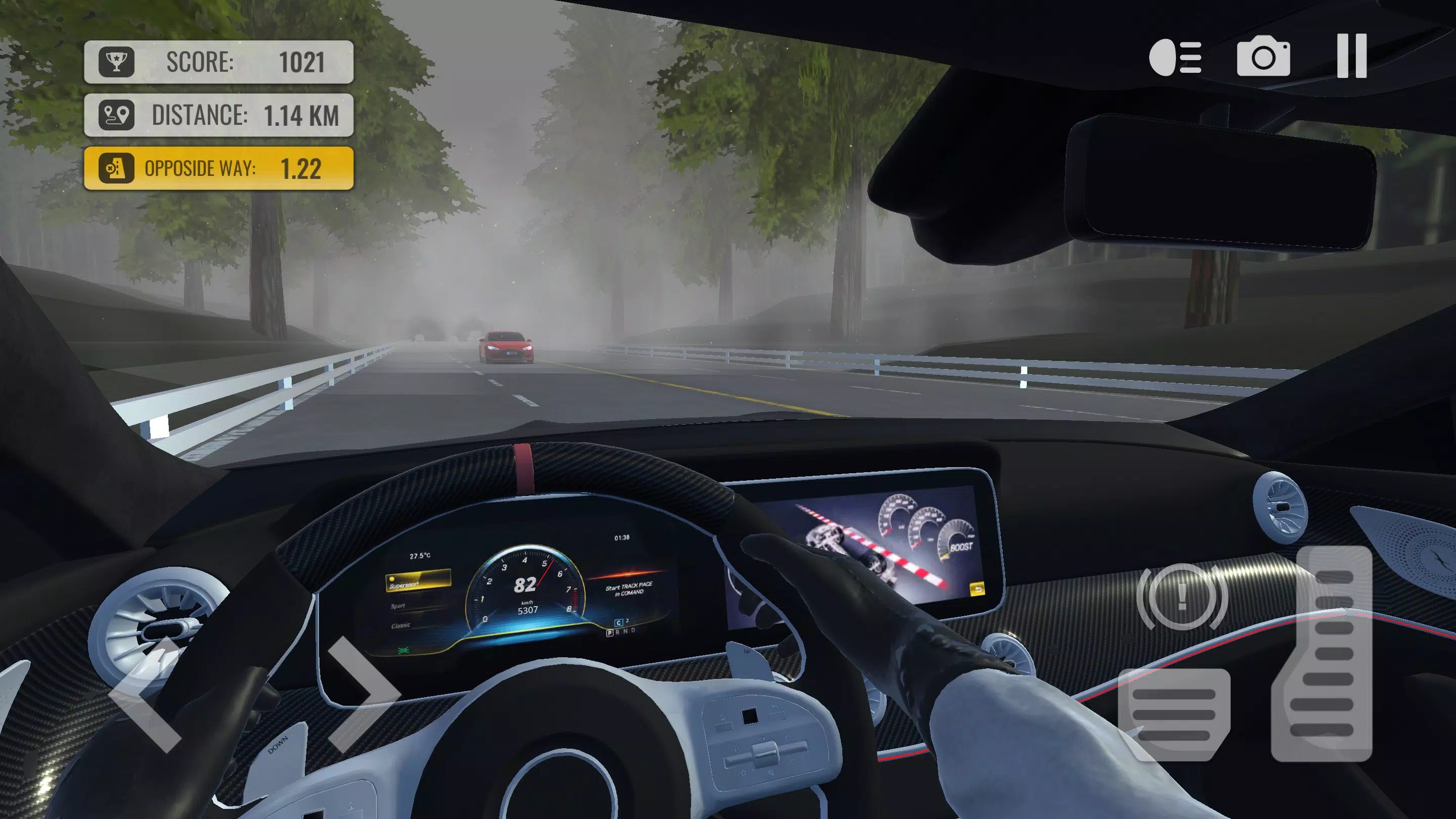 Traffic Racer Pro Tangkapan skrin 1