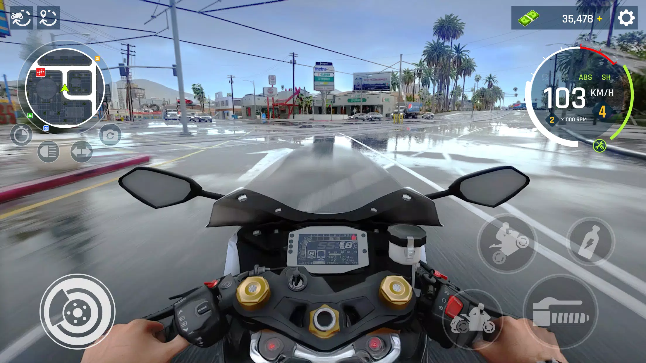 Real Moto Driving Captura de pantalla 1