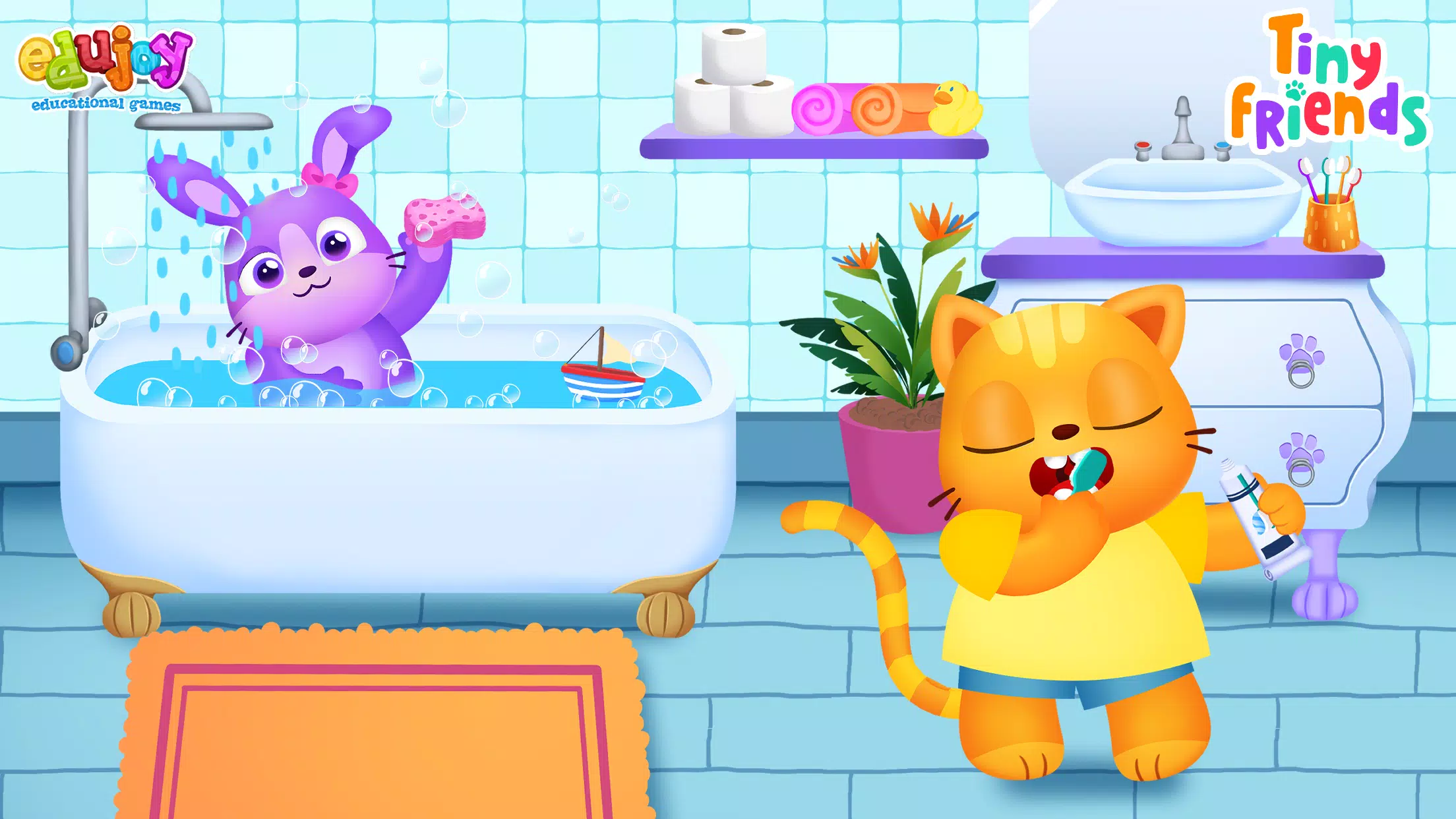 Baby virtual pet care स्क्रीनशॉट 0