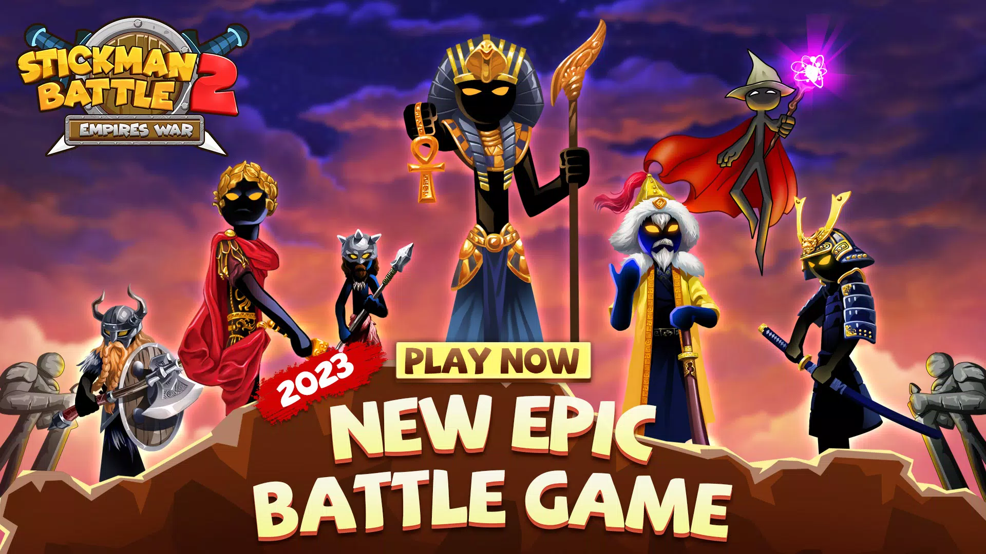 Stickman Battle 2: Empires War स्क्रीनशॉट 0
