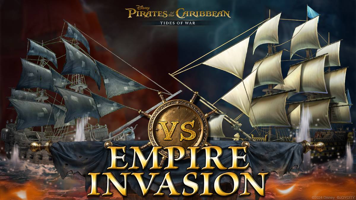 `` Pirates des Caraïbes: Tides of War '' ajoute des batailles inter-serveur dans la dernière mise à jour de l'invasion de l'Empire