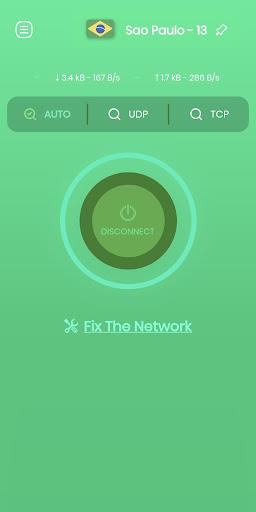 VPN Brazil - Fast VPN Proxy (MOD) Captura de pantalla 1
