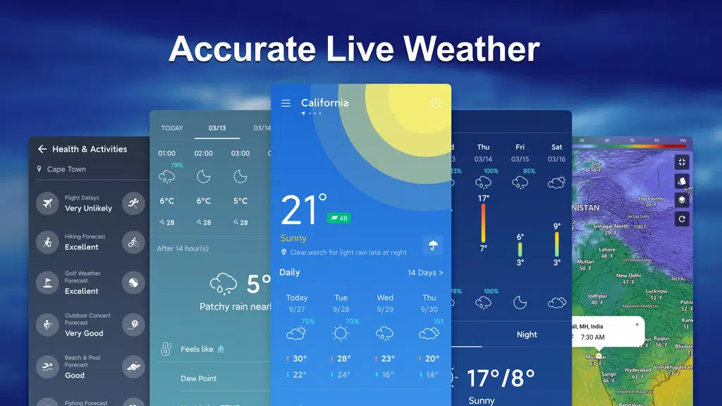 Weather Live: Accurate Weather 스크린샷 0