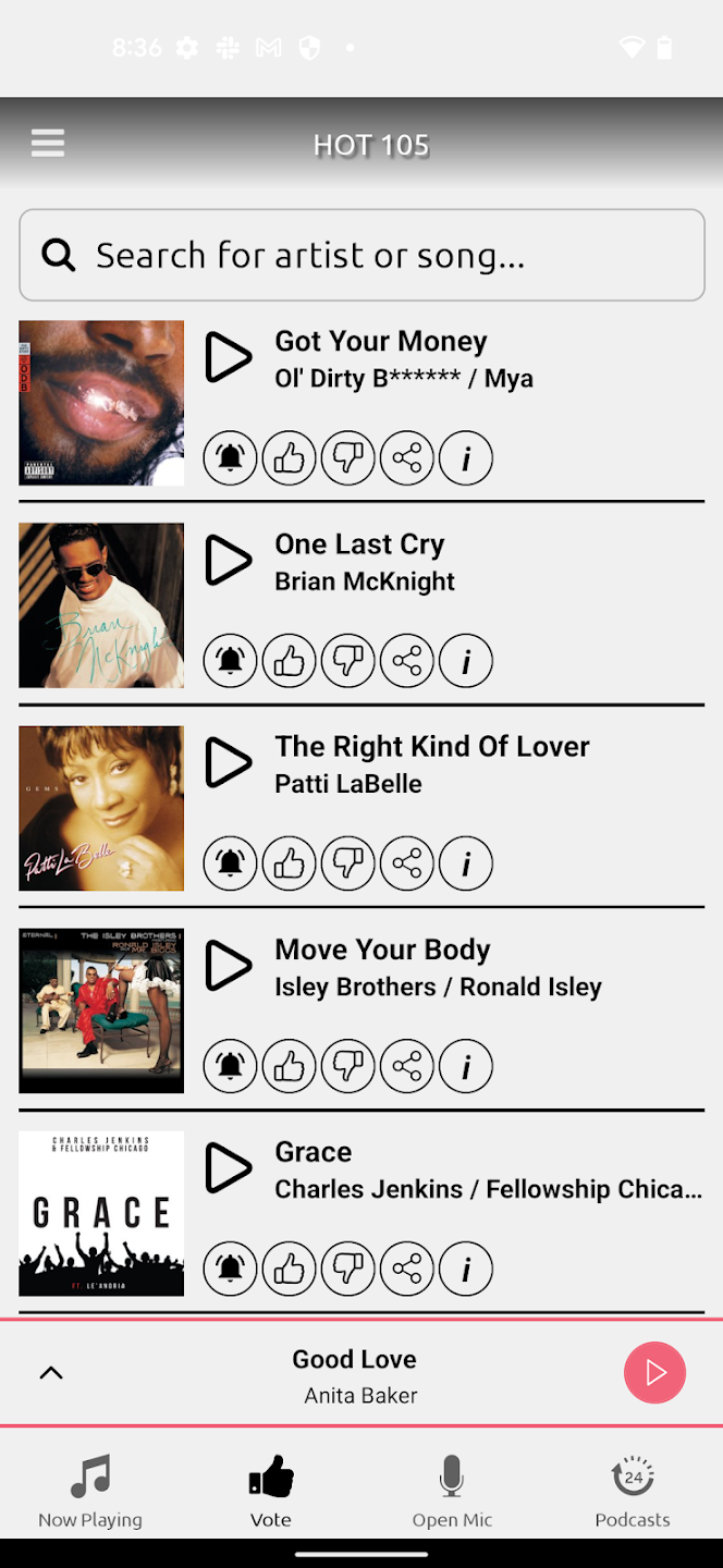 HOT 105 FM Miami Captura de tela 0