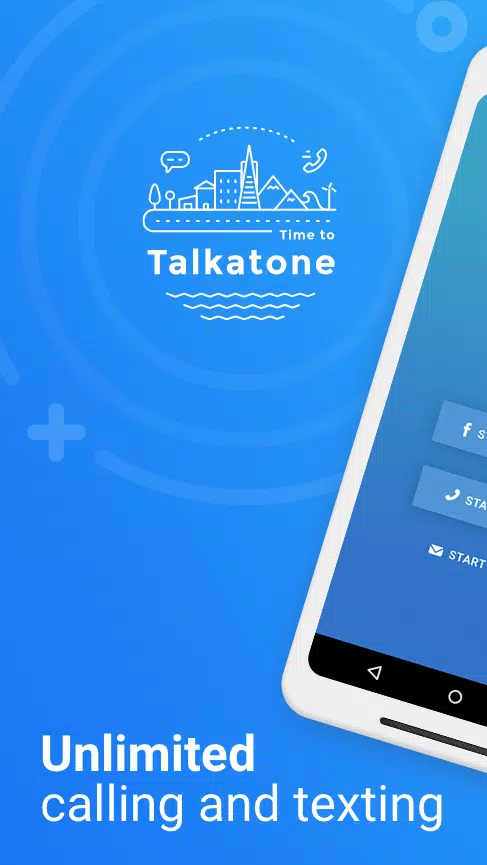 Talkatone. Llamadas y textos Captura de pantalla 0