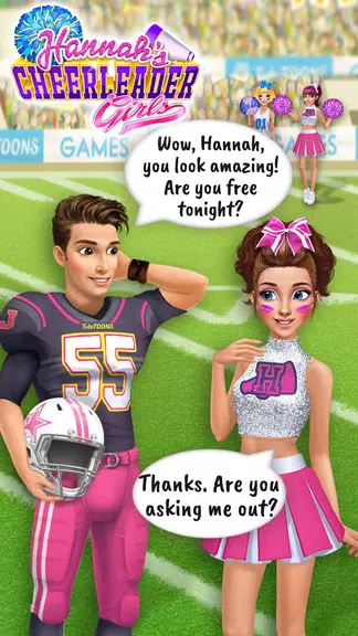 Hannah’s Cheerleader Girls Tangkapan skrin 0