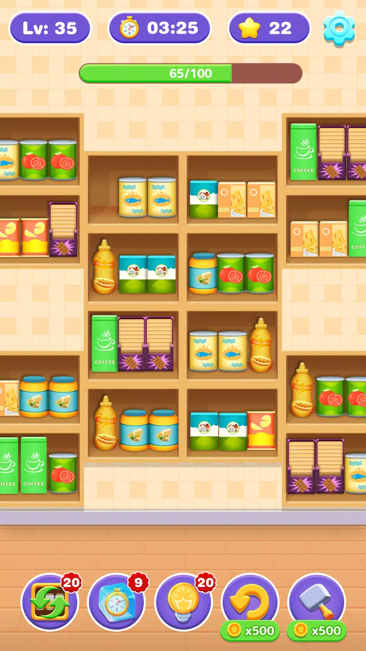 Goods Sort Triple Match 3D Zrzut ekranu 1