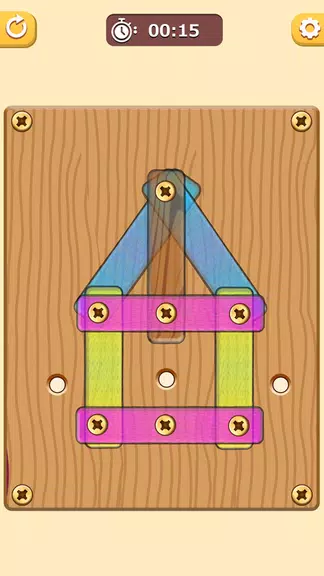 Schermata Nutty Puzzles: Screw and Solve 1