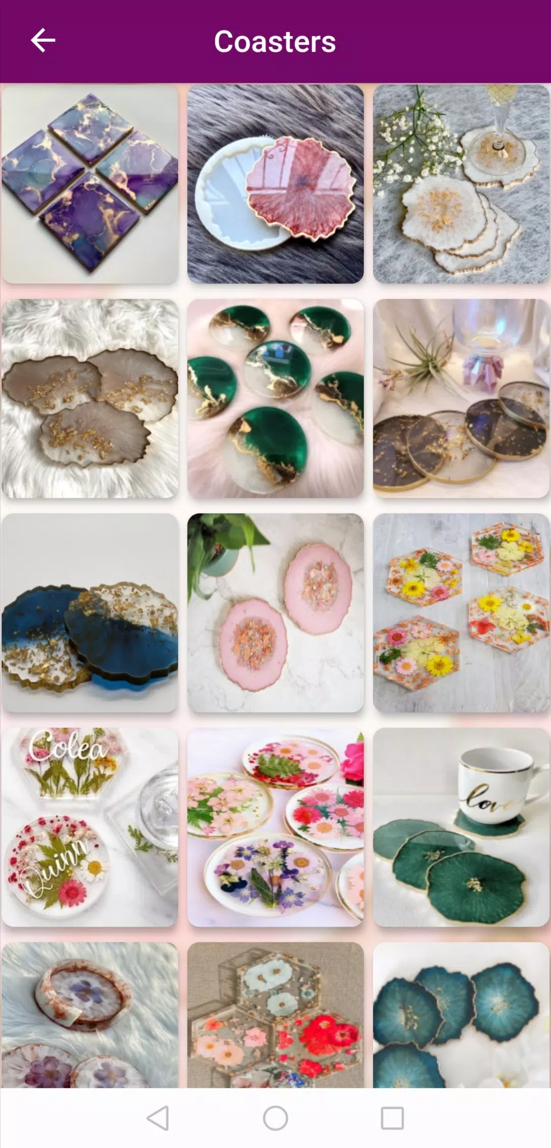 Epoxy Resin Art Ideas Captura de pantalla 1