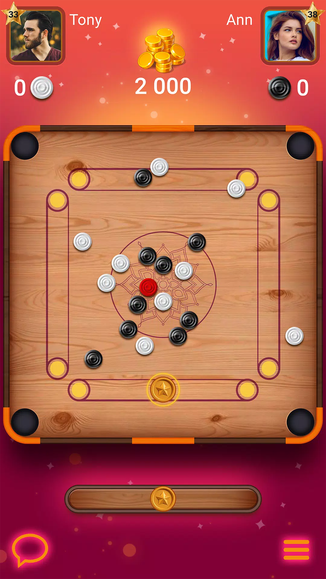 Carrom Lure - Disc pool game Ekran Görüntüsü 1