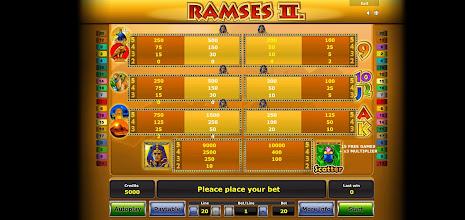 Ramses Casino Slot Screenshot 2