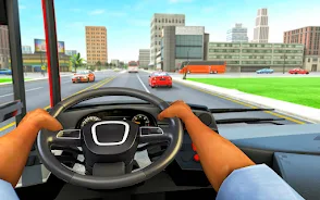 Bus Driving Sim- 3D Bus Games スクリーンショット 1