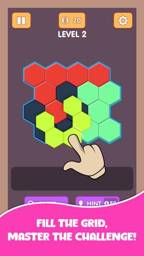 Block Puzzle Blast ဖန်သားပြင်ဓာတ်ပုံ 0