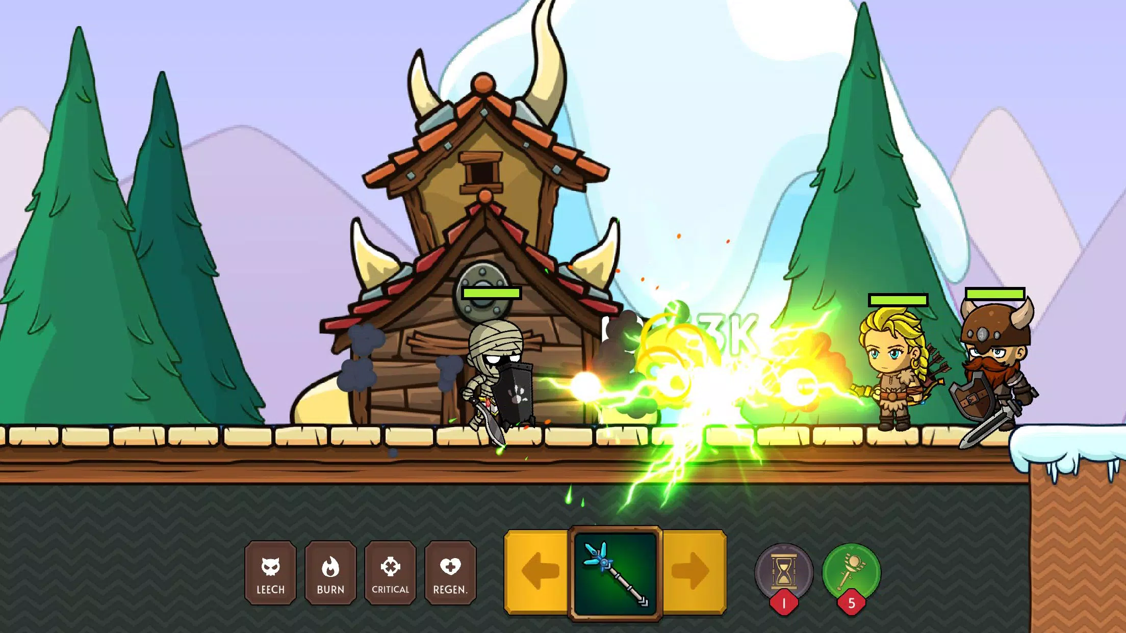 Knight Hero 2 ဖန်သားပြင်ဓာတ်ပုံ 1