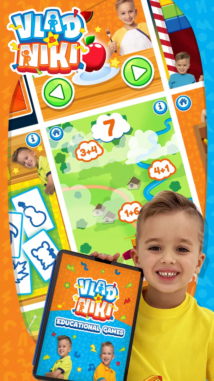 Vlad and Niki Educational Game ဖန်သားပြင်ဓာတ်ပုံ 0
