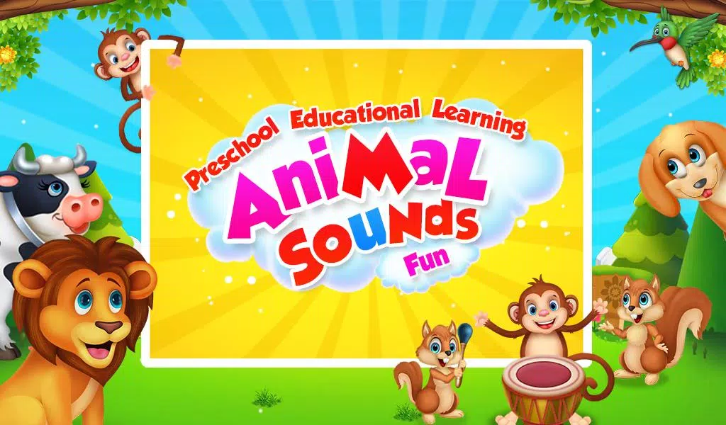 Learning Animal Sounds Games ဖန်သားပြင်ဓာတ်ပုံ 0