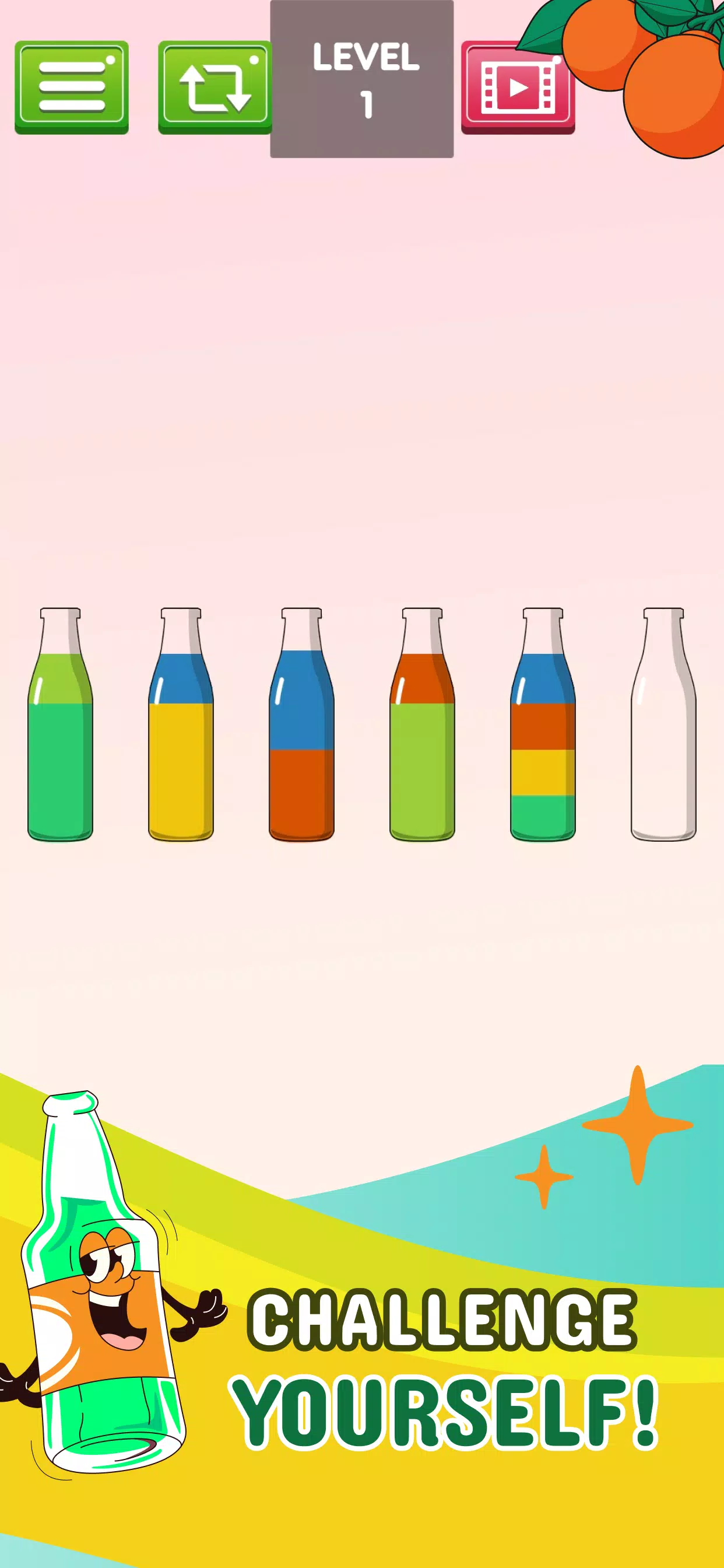 Soda Water Sort Puzzle: Color Tangkapan skrin 2