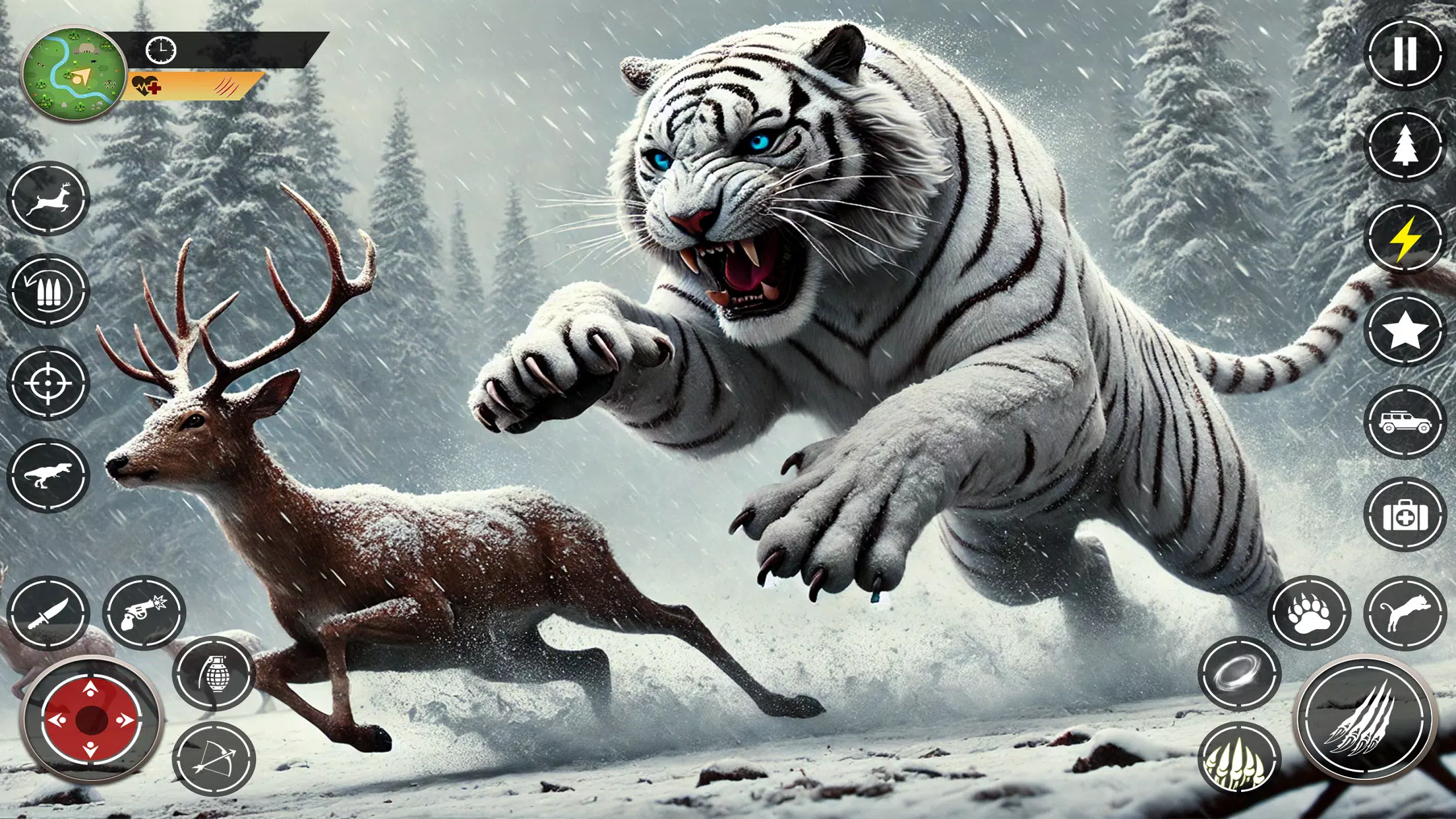 Schermata Snow Tiger Family Simulator 3D 1