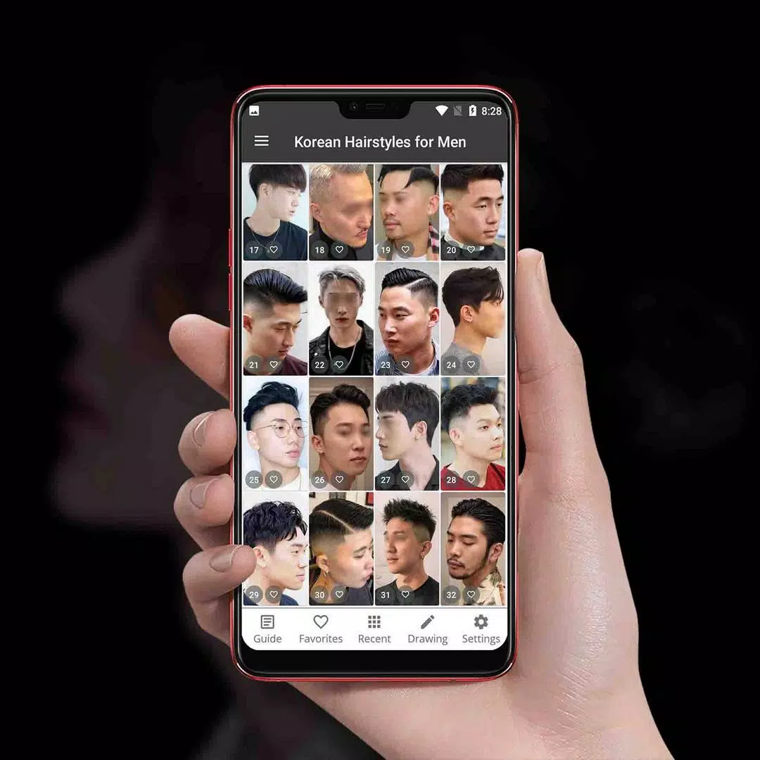 Korean Hairstyles for Men Screenshot 0