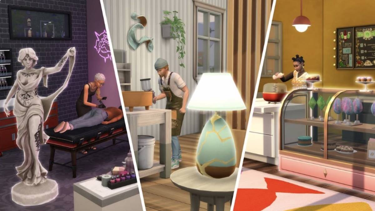 Керамика навыка в Sims 4