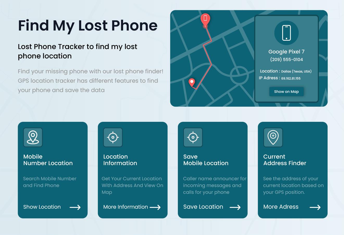 Find Lost Phone Schermafbeelding 0