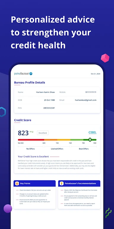CreditScore, CreditCard, Loans Captura de pantalla 2