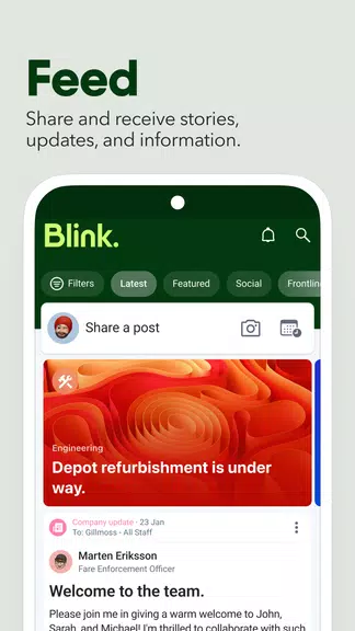 Blink - The Frontline App Скриншот 2
