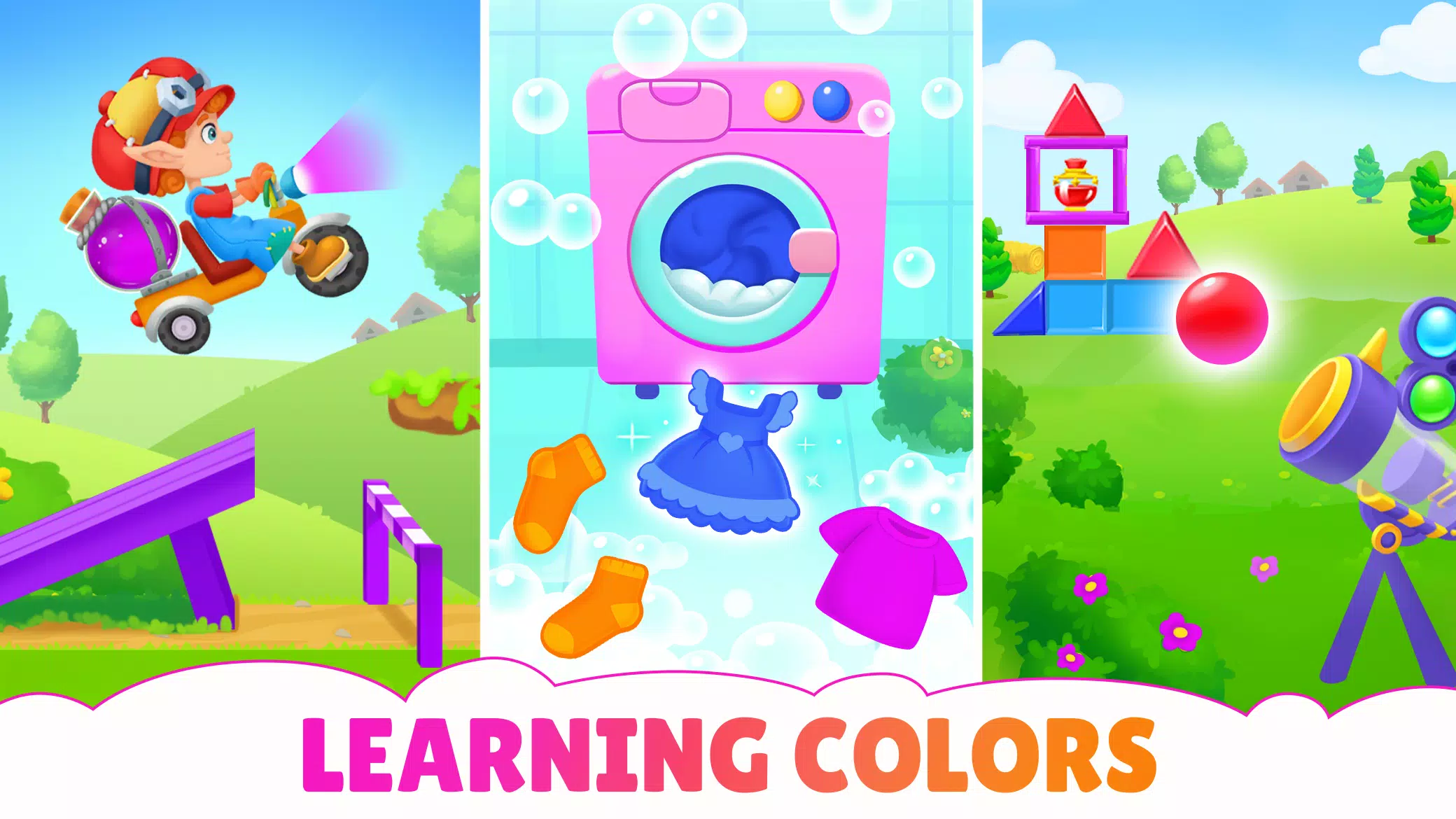 Learn colors Learning for kids スクリーンショット 1