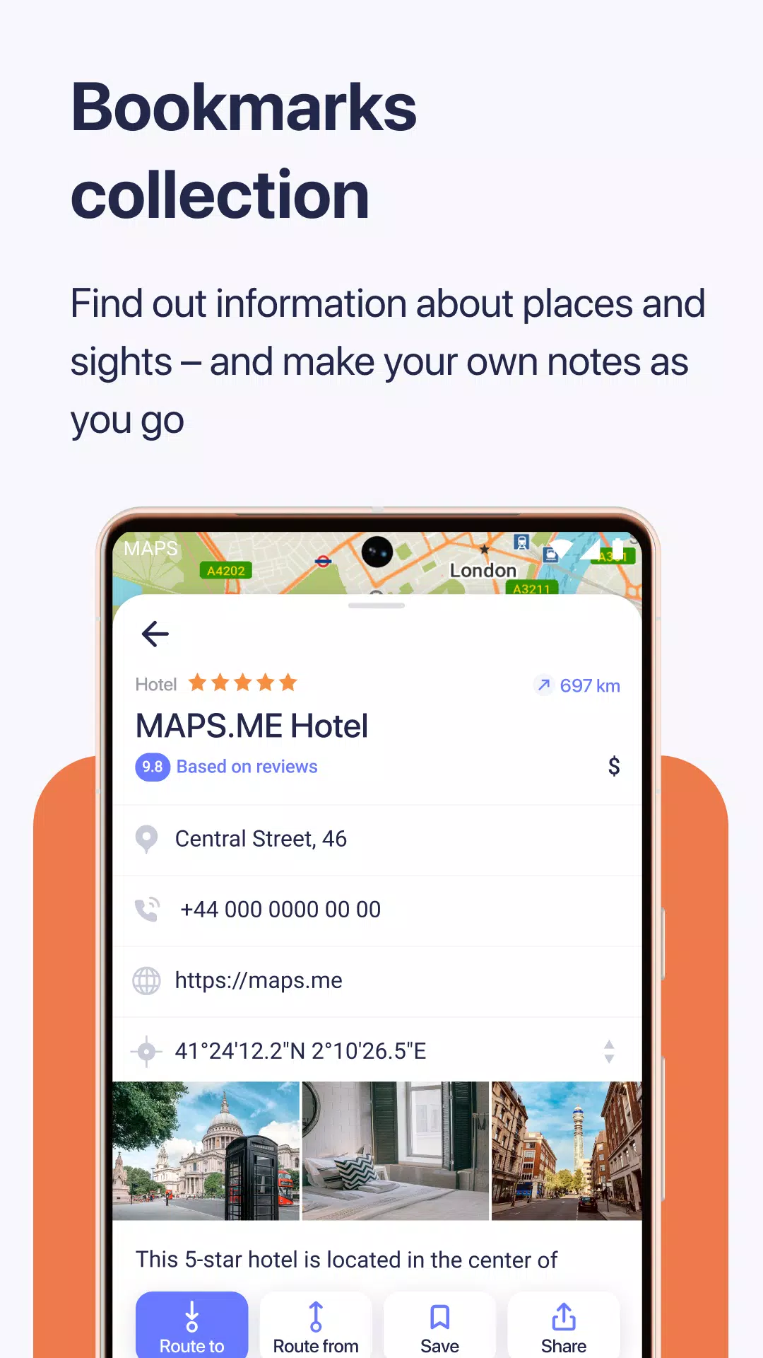 MAPS.ME Tangkapan skrin 2