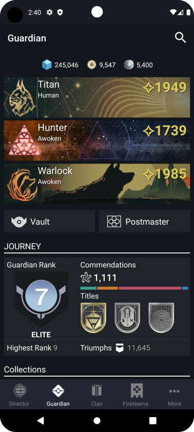 Destiny 2 Companion ภาพหน้าจอ 2