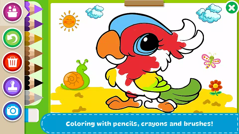 Schermata Coloring Book - Kids Paint 0