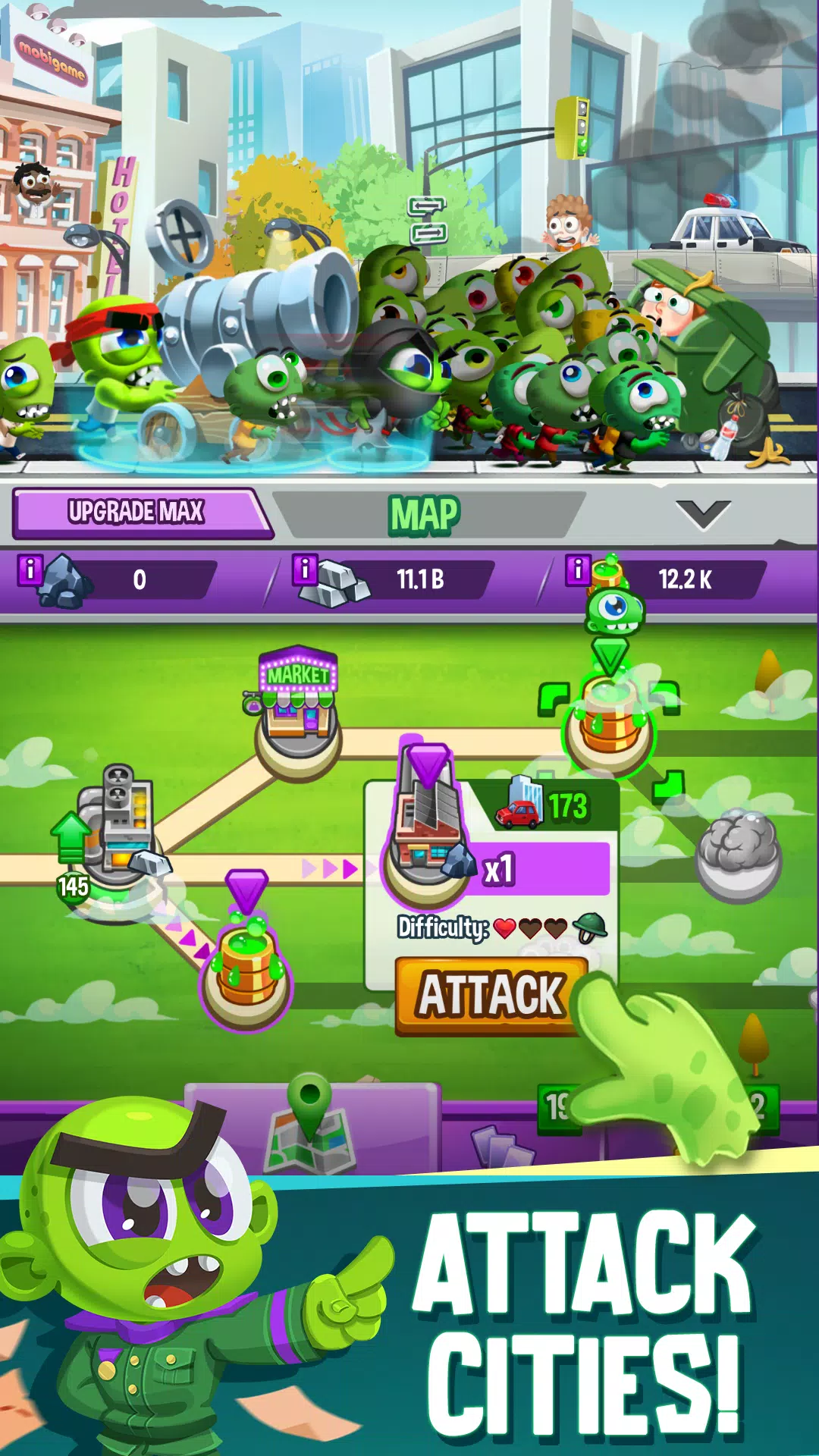 Idle Rush : Zombie Tsunami स्क्रीनशॉट 2